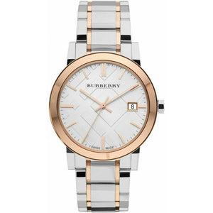 Burberry BU9006 Unisex Watch The City Two Tone Rose Gold - WATCH & WATCH