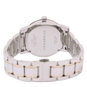 Burberry BU9105 The City Unisex Watch Silver / Rose Gold - WATCH & WATCH