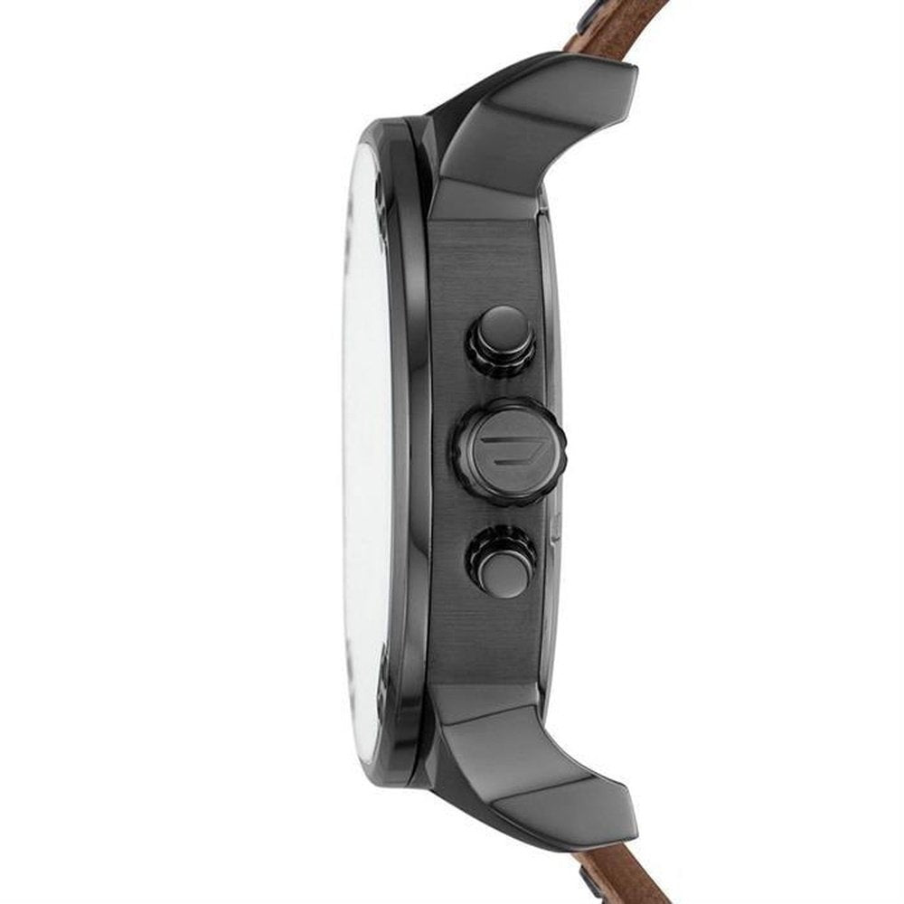Diesel DZ7413 Mr. Daddy 2.0 Chronograph Brown Leather Men's Watch - WATCH & WATCH