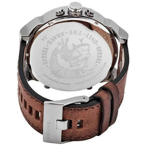 Diesel DZ7413 Mr. Daddy 2.0 Chronograph Brown Leather Men's Watch - WATCH & WATCH