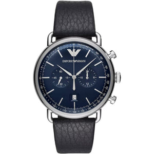 Emporio Armani AR11105 Chronograph Blue Men's Watch - WATCH & WATCH