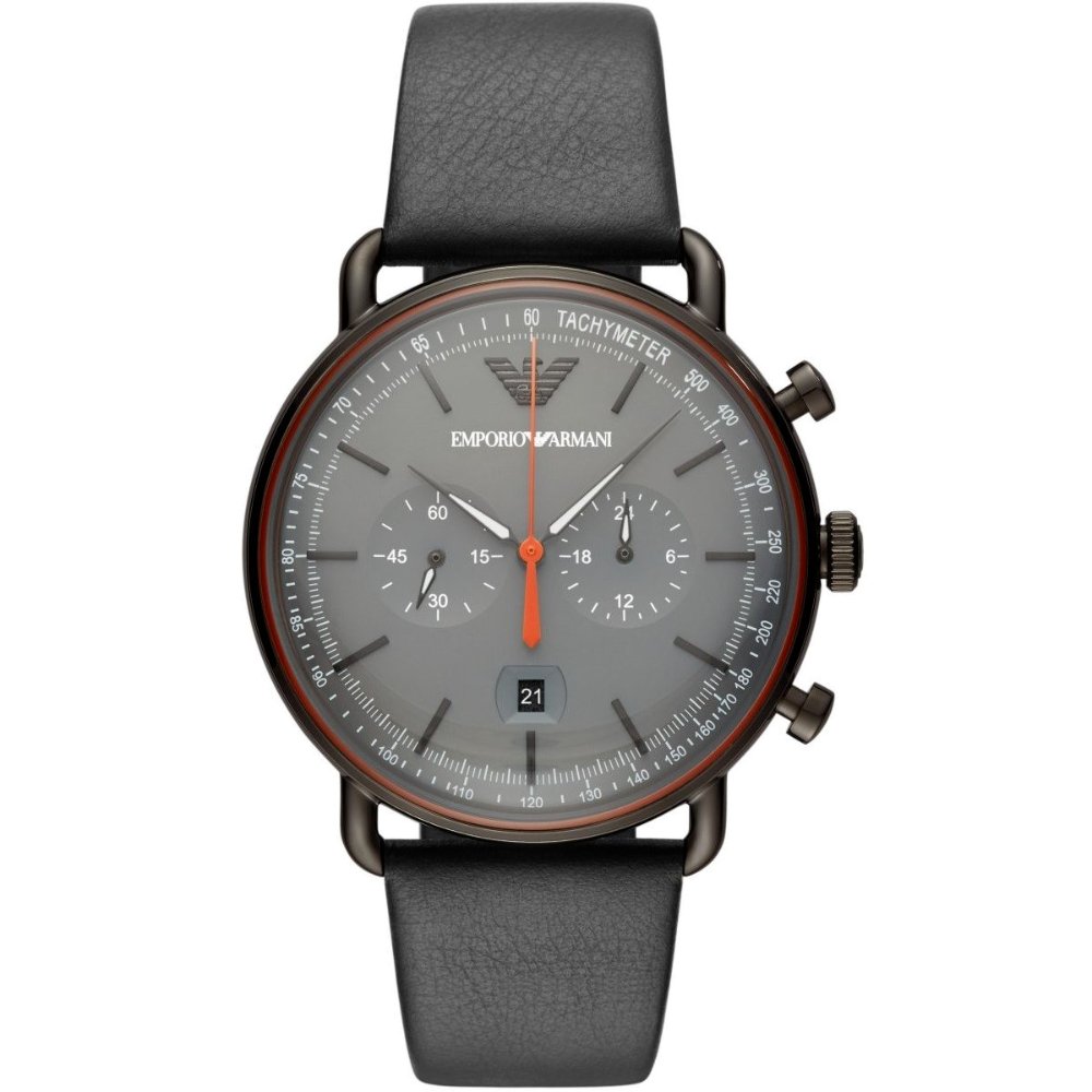 Emporio Armani AR11168 Grey Chronograph Men's Watch - WATCH & WATCH