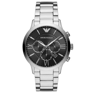 Emporio Armani AR11208 Giovanni Chronograph Quartz Black Dial Men's Watch - WATCH & WATCH