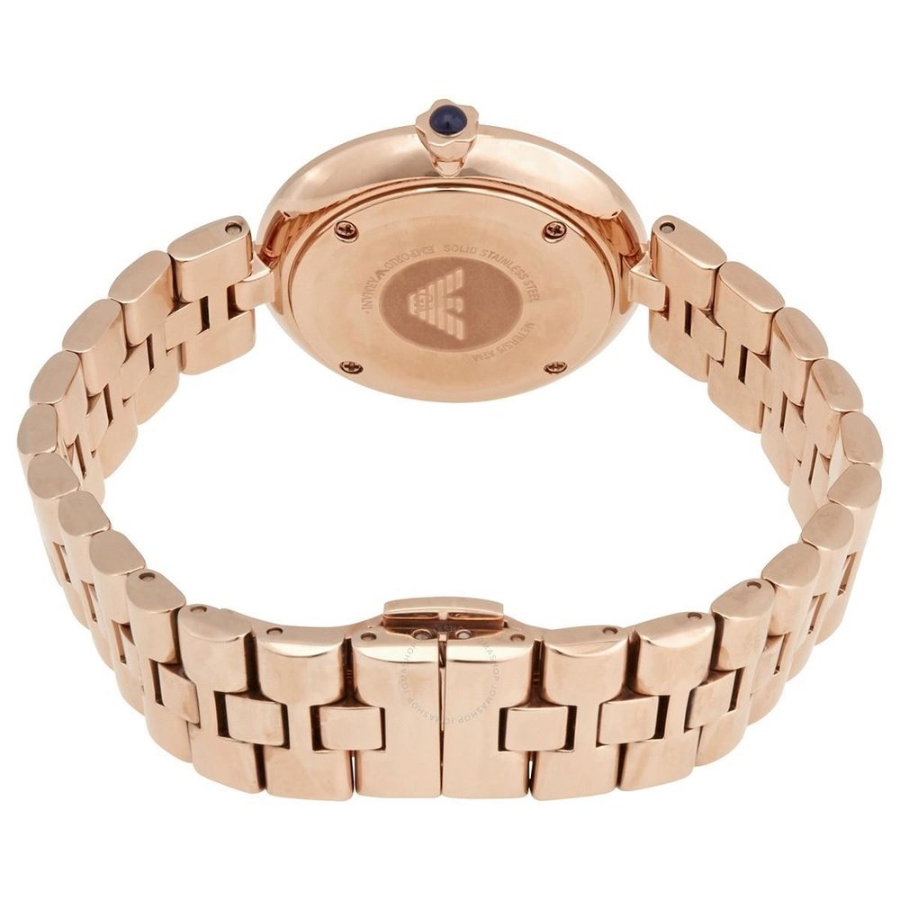 Emporio Armani AR11220 Rose Gold Steel 316 L Analog Quartz Women's Watch - WATCH & WATCH