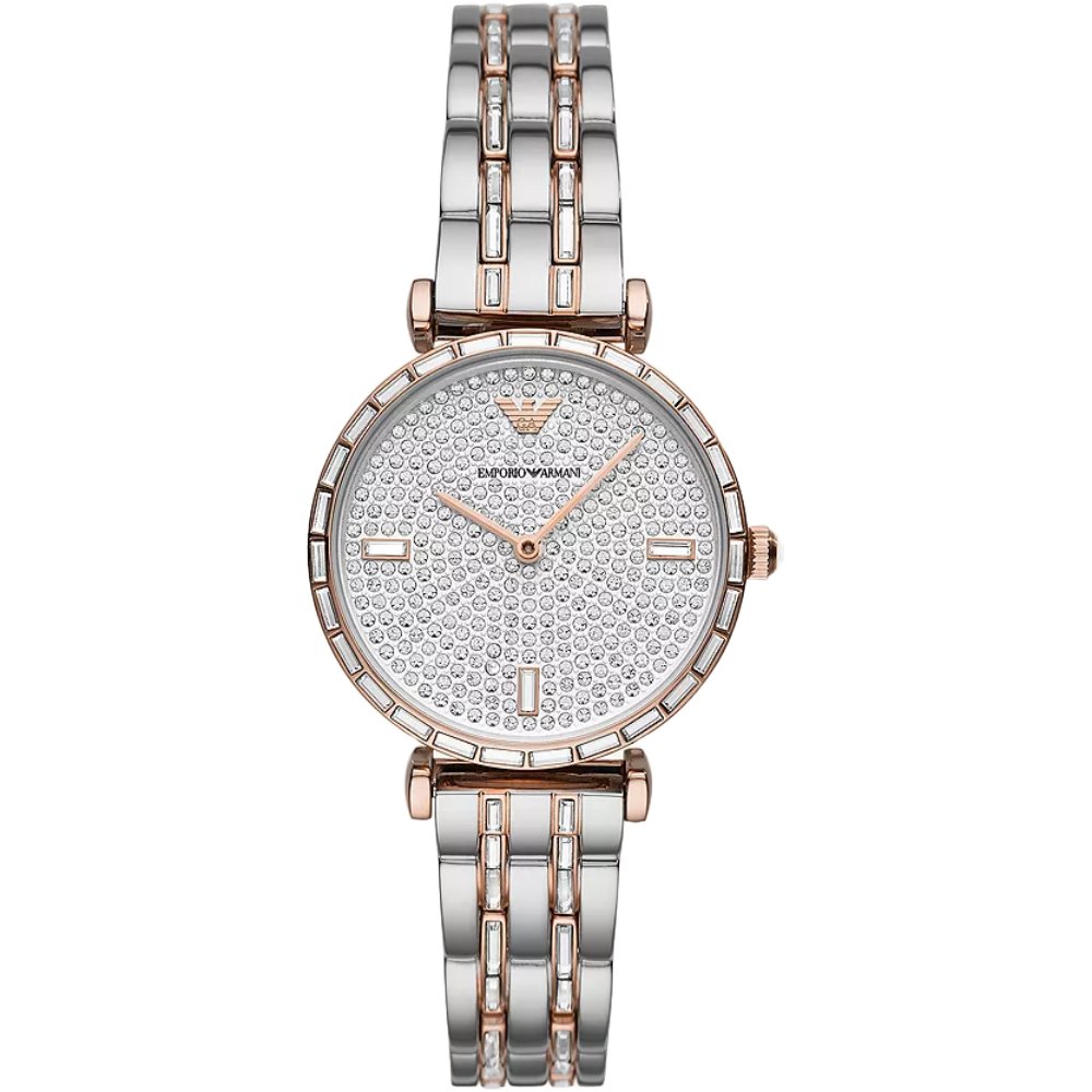 Emporio Armani AR11293 Gianni Two Tone Ladies Watch - WATCH & WATCH