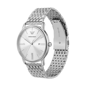 Emporio Armani AR11599 Minimalist Three - Hand Date Men’s Watch - WATCH & WATCH