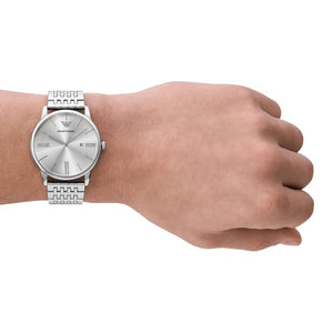 Emporio Armani AR11599 Minimalist Three - Hand Date Men’s Watch - WATCH & WATCH