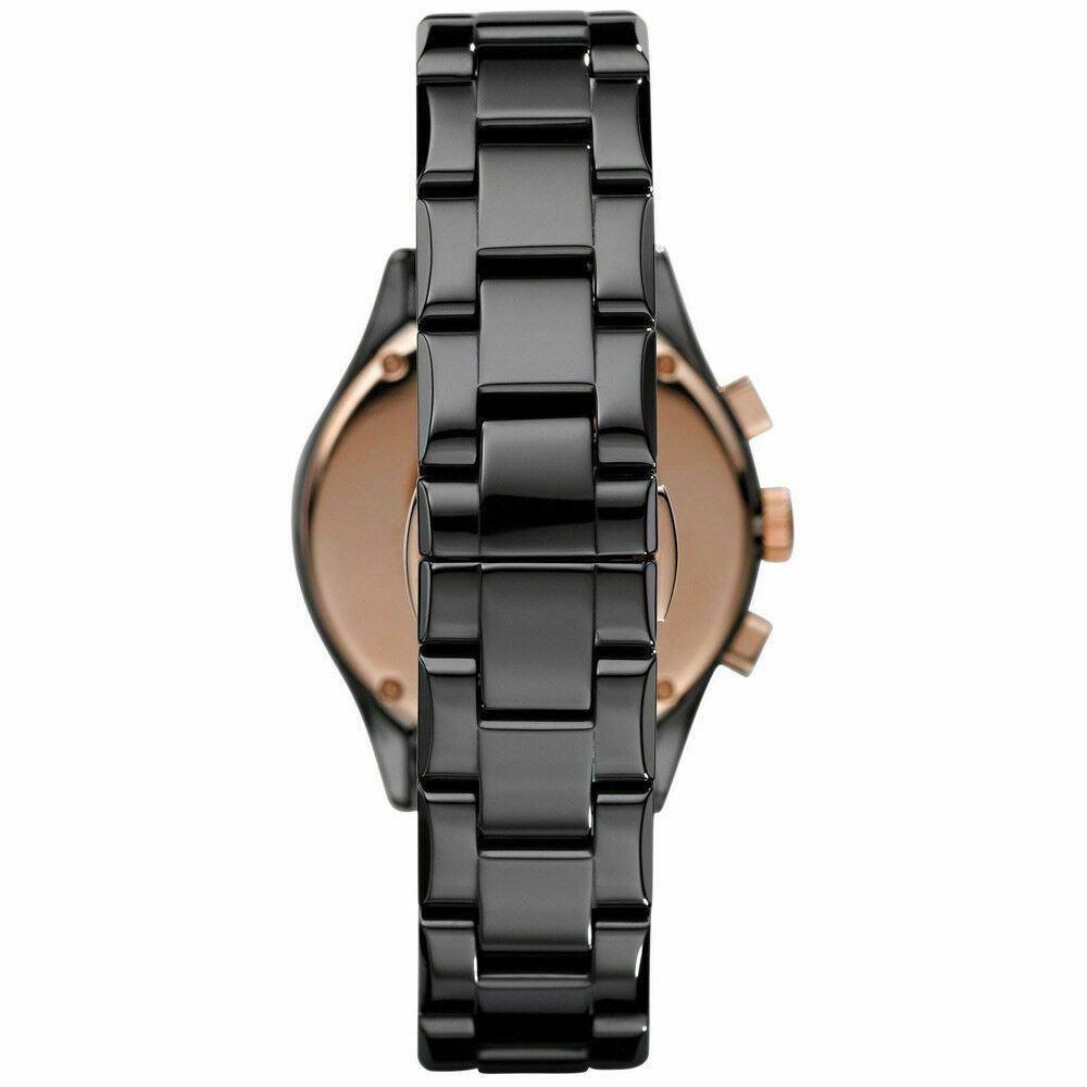 Emporio Armani AR1411 Black Ceramic Women's Watch - WATCH & WATCH