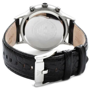 Emporio Armani AR2447 Men's Renato Chronograph Watch Black - WATCH & WATCH