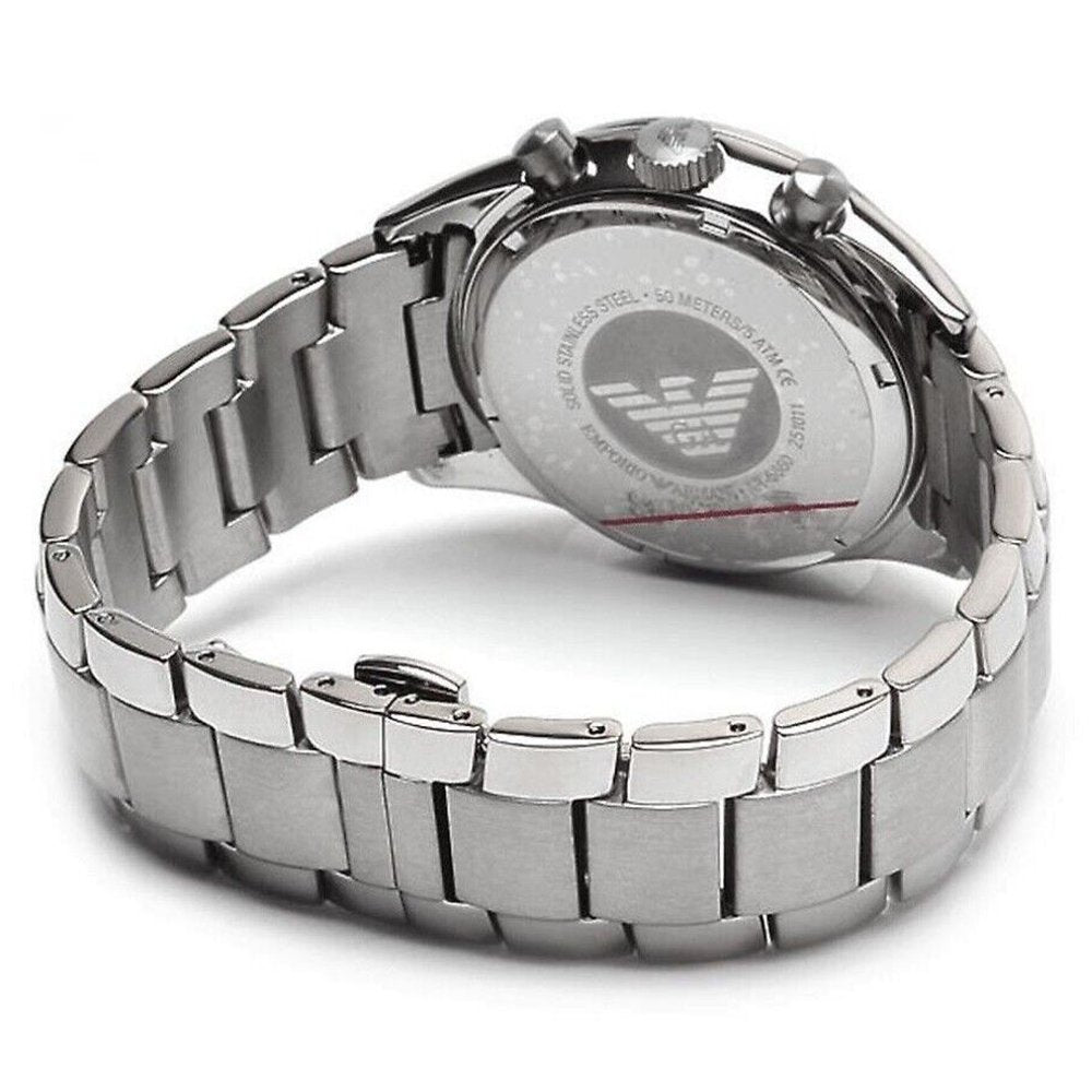 Emporio Armani AR5860 Blue Dial Chronograph Men's Watch - WATCH & WATCH