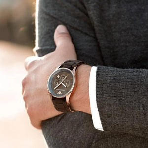 Emporio Armani AR5890 Men's Chronograph Watch Brown - WATCH & WATCH