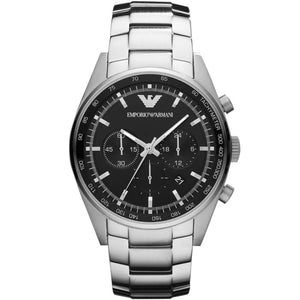 Emporio Armani AR5980 Chronograph Black Dial Men's Watch - WATCH & WATCH