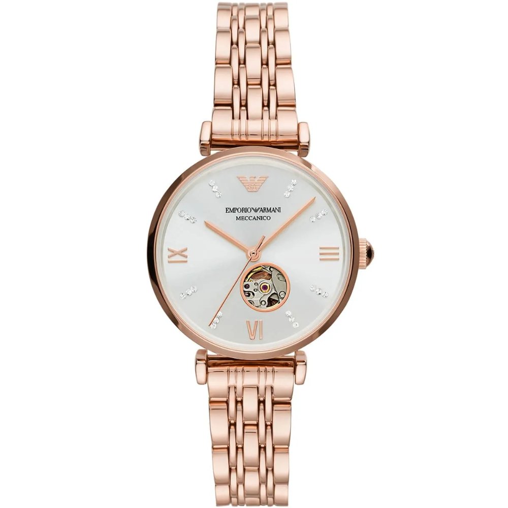 Emporio Armani AR60023 Gianni T - Bar Automatic Ladies Watch - WATCH & WATCH
