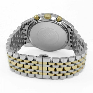 Emporio Armani AR6088 Chronograph Two Tone Stainless Steel Men's Watch - WATCH & WATCH