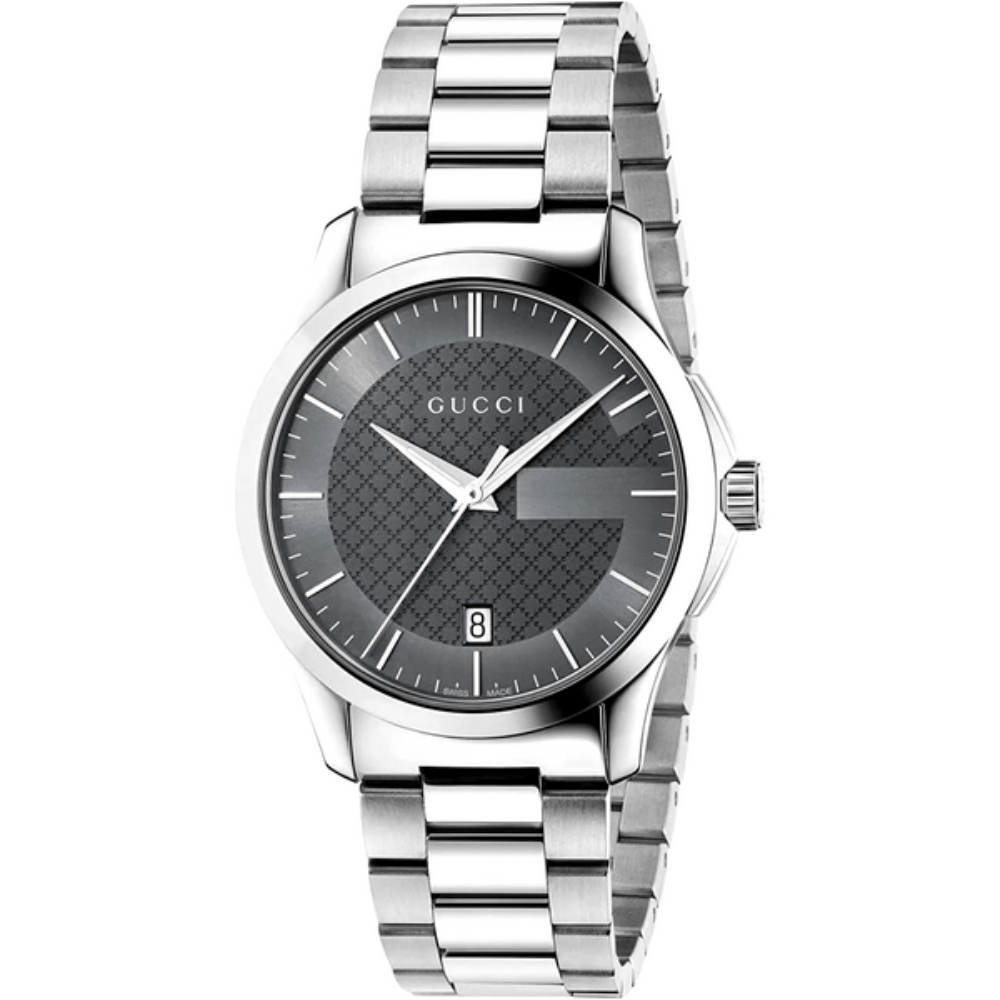 Gucci YA126441 G - Timeless Grey Dial Unisex Watch - WATCH & WATCH