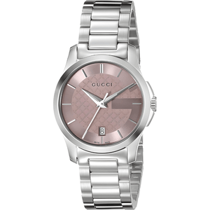 Gucci YA126524 G - Timeless Pink Dial Ladies Watch - WATCH & WATCH