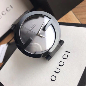 Gucci YA133206 Interlocking 42mm Red and Green Pattern Strap Unisex Watch - WATCH & WATCH