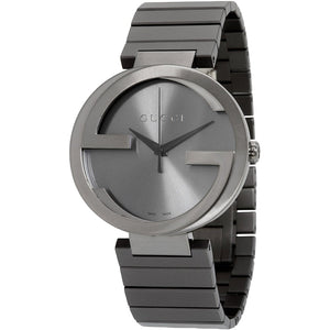 Gucci YA133210 Interlocking Grey Dial Men's Watch - WATCH & WATCH