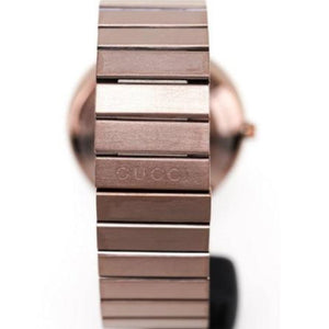 Gucci YA133317 Interlocking Brown Dial Unisex Watch - WATCH & WATCH