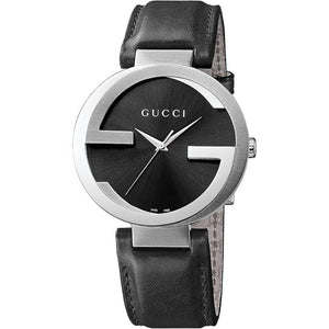 Gucci YA133501 Interlocking Black Dial Ladies Watch - WATCH & WATCH