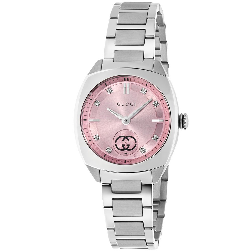 Gucci YA142511 Interlocking Quartz 29mm Ladies Watch - WATCH & WATCH