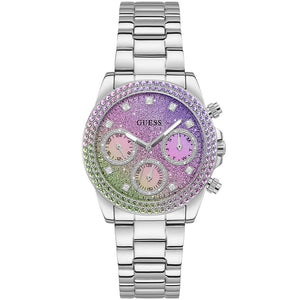 Guess GW0483L1 Sol Rainbow Glitter Dial Ladies Watch - WATCH & WATCH