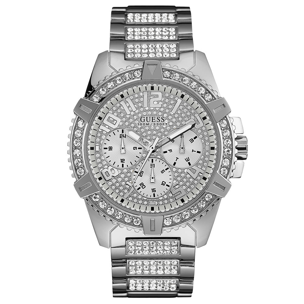 Guess W0799G1 Frontier Silver Men's Watch - WATCH & WATCH