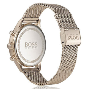 Hugo Boss 1513548 Rose - Tone Steel Chronograph Men's Watch - WATCH & WATCH