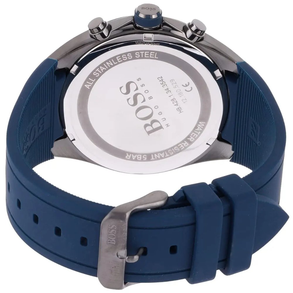 Hugo Boss 1513859 Distinct Blue Dial Chronograph Men's Watch - WATCH & WATCH