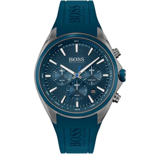 Hugo Boss 1513859 Distinct Blue Dial Chronograph Men's Watch - WATCH & WATCH
