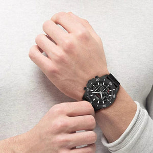 Hugo Boss 1513918 Admiral Black Chronograph Men's Watch - WATCH & WATCH