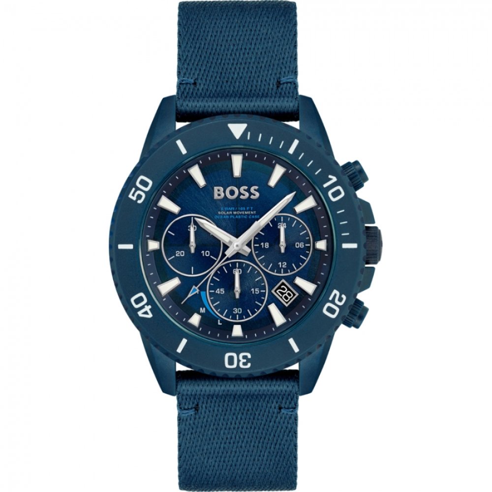 Hugo Boss 1513919 Admiral Blue Chronograph Men's Watch - WATCH & WATCH