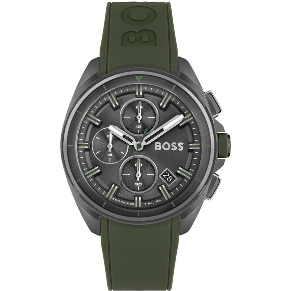 Hugo Boss 1513950 Volane Grey Dial Men's Watch - WATCH & WATCH