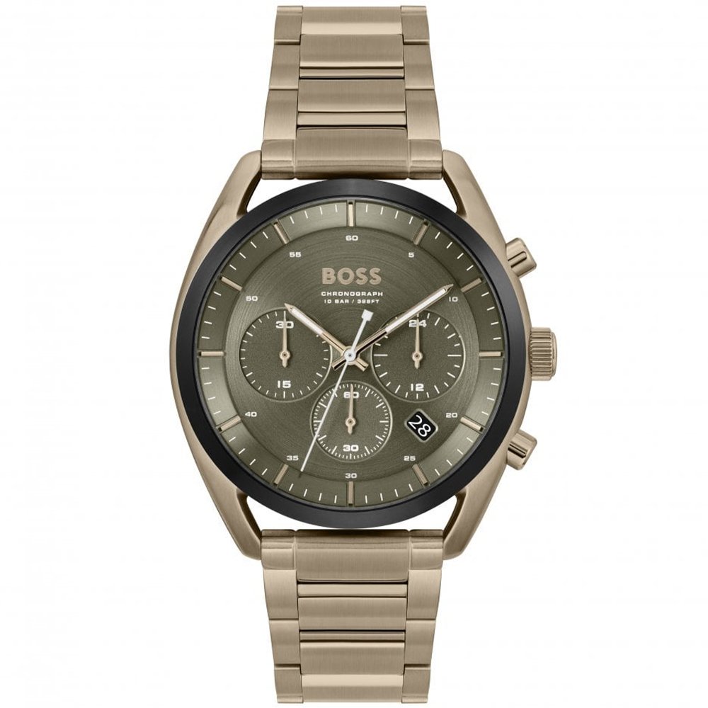 Hugo Boss 1514094 Top Bronze 44mm Men's Watch - WATCH & WATCH
