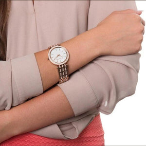 Michael Kors MK3220 Darci Mother of Pearl Dial Crystal Women's Watch - WATCH & WATCH