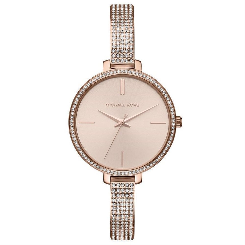 Michael Kors MK3785 Jaryn Crystal Rose Gold Dial Women's Watch - WATCH & WATCH
