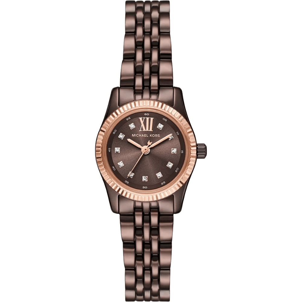 Michael Kors MK4844 Lexington Brown Dial Ladies Watch - WATCH & WATCH