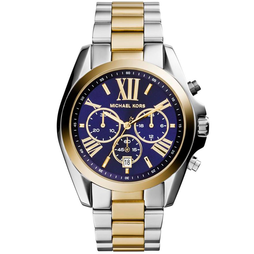 Michael Kors MK5976 Bradshaw Ladies Watch Silver/Gold - WATCH & WATCH