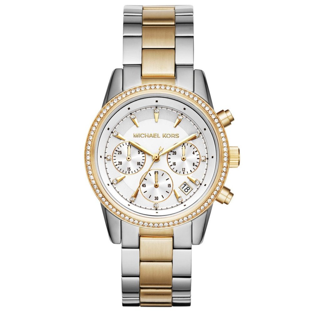 Michael Kors MK6474 Ritz Chronograph Ladies Watch - WATCH & WATCH