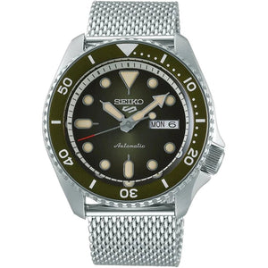 Seiko 5 Sports SRPD75K1 Green Dial Automatic Men's Watch - WATCH & WATCH