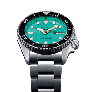 Seiko 5 Sports SRPK33K1 SKX Midi Reissue Teal Dial Automatic Men's Watch - WATCH & WATCH