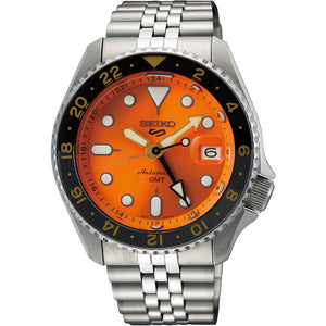 Seiko 5 Sports SSK005K1 SKX GMT Mikan Orange Automatic Men's Watch - WATCH & WATCH