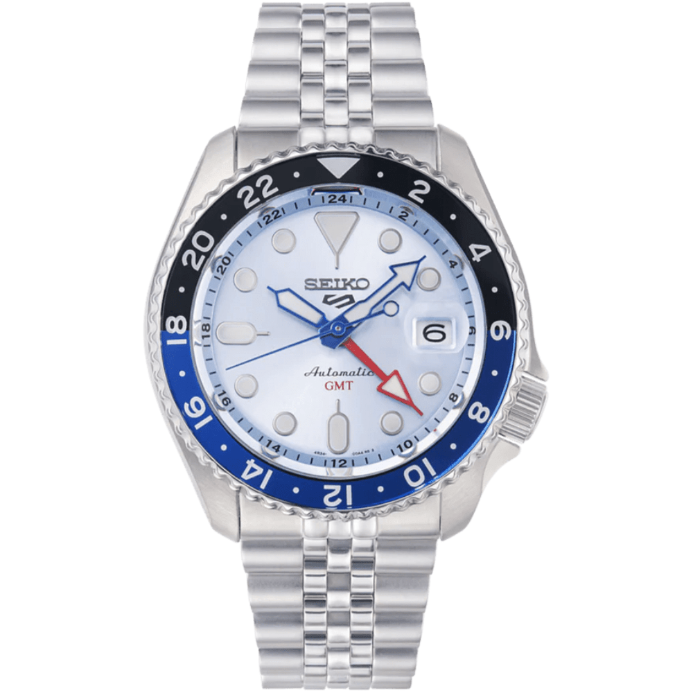 Seiko 5 Sports SSK029K1 Ice Blue Dial Automatic Men's Watch - WATCH & WATCH