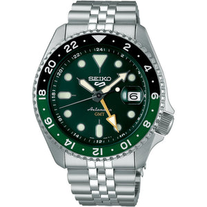 Seiko 5 Sports SSK035K1 SKX GMT Bi - Colour Automatic Men's Watch - WATCH & WATCH