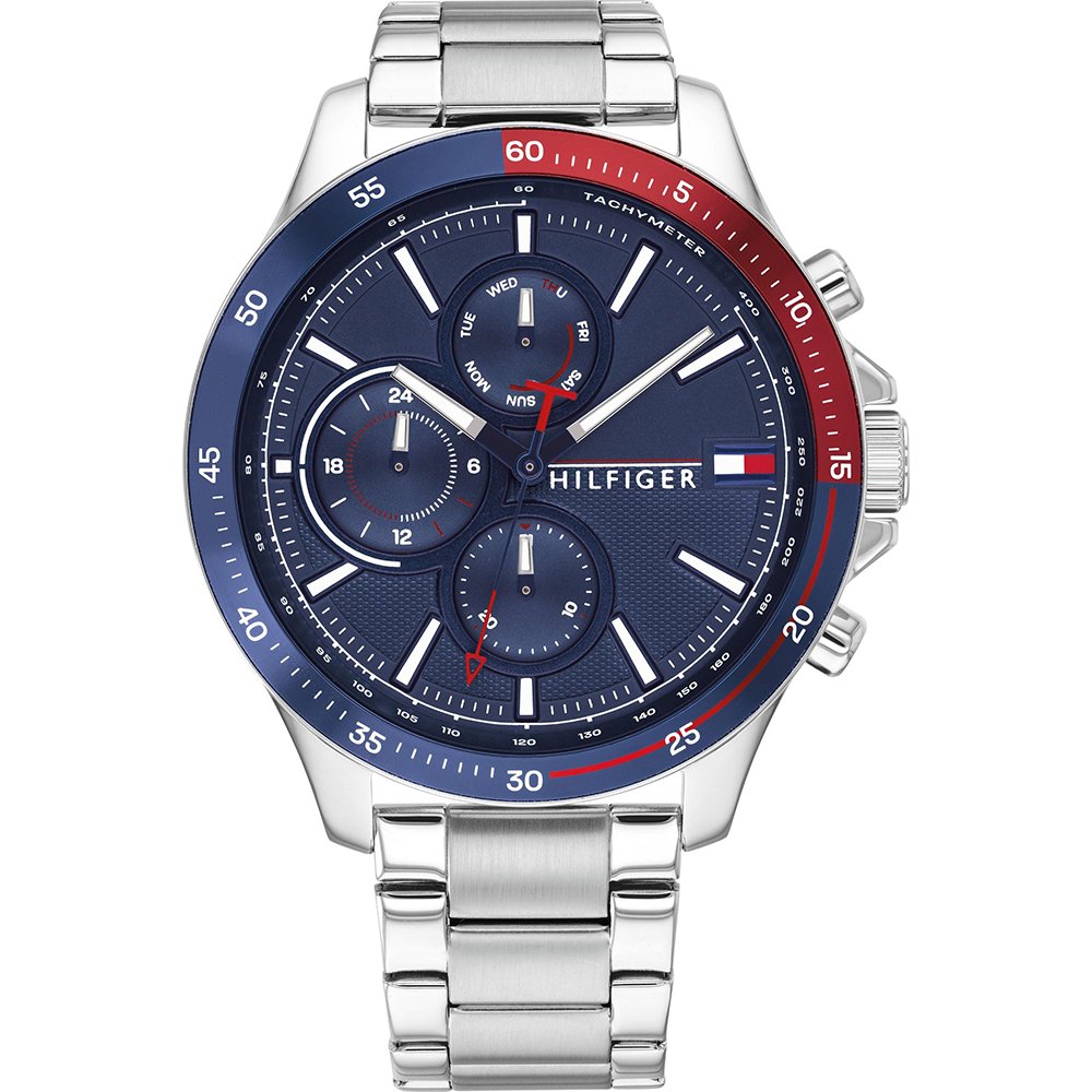 Tommy Hilfiger 1791718 Bank Chronograph Men's Watch - WATCH & WATCH
