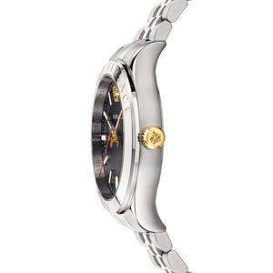 Versace VEVK00420 Hellenyium Black Dial Men's Watch - WATCH & WATCH