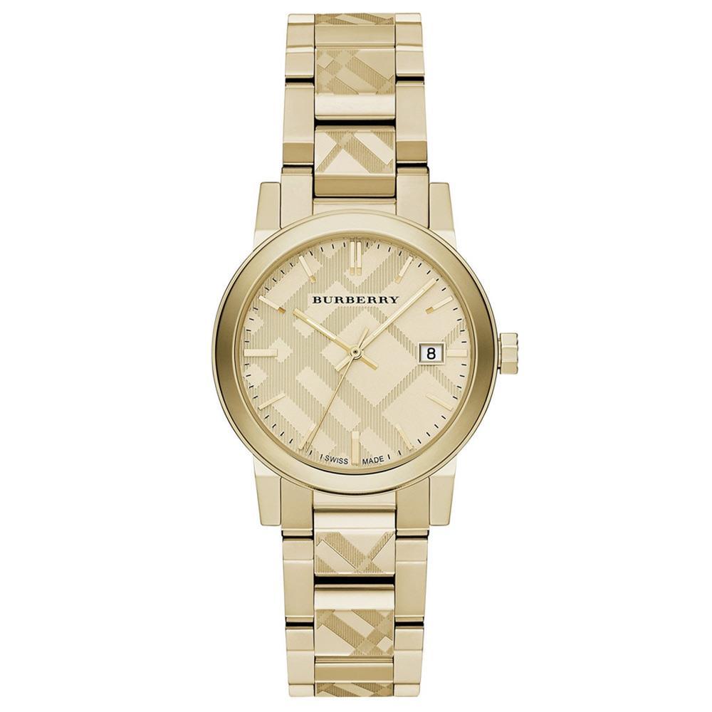 Burberry BU9145 The City Gold - Tone Women's Watch - WATCH & WATCH