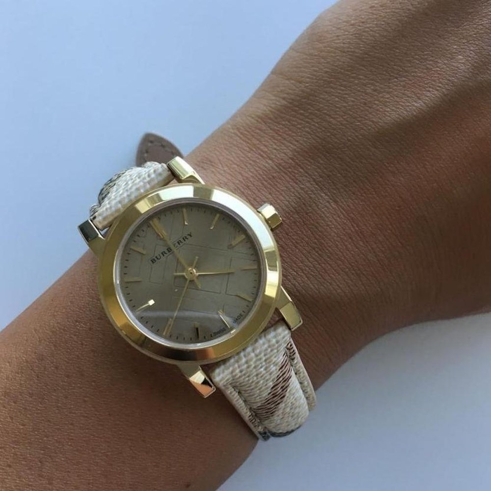 Burberry BU9219 Dial Haymarket Check Strap Women's Watch - WATCH & WATCH