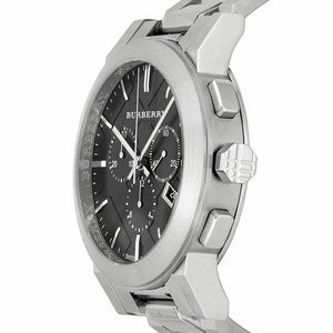 Burberry BU9351 Chronograph Black Dial Stainless Steel Men's Watch - WATCH & WATCH