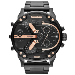 Diesel DZ7312 The Daddies Chronograph Four Time Zone Dial Men's Watch - WATCH & WATCH
